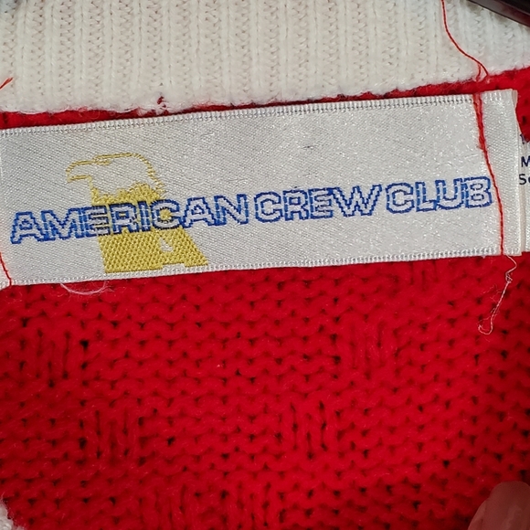 Vintage American Crew Club Sweater - Picture 3 of 4